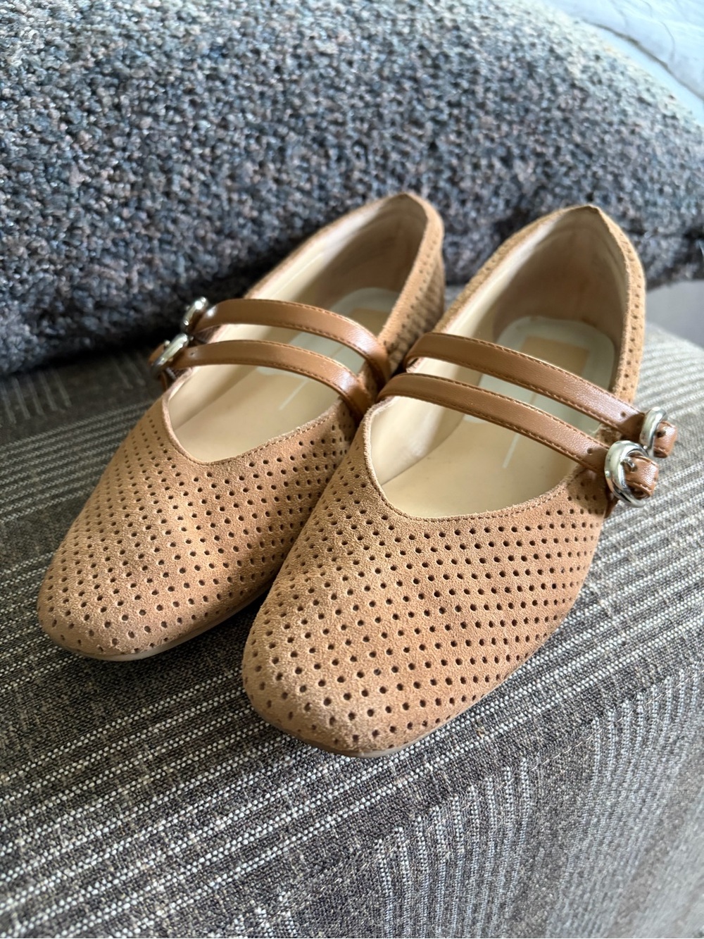 Dolce vita Aretha suede perforated Mary Jane